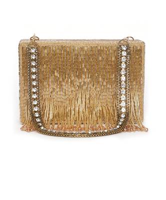 Edie Gold Clutch 1