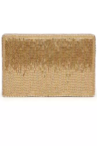 Edie Gold Clutch