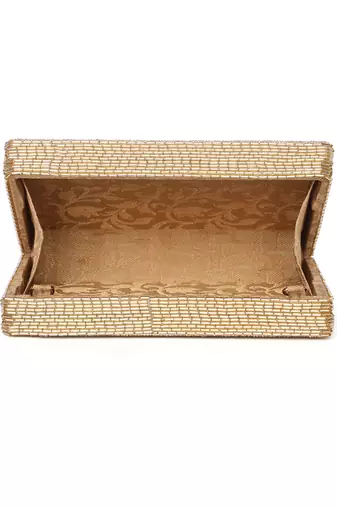 Edie Gold Clutch