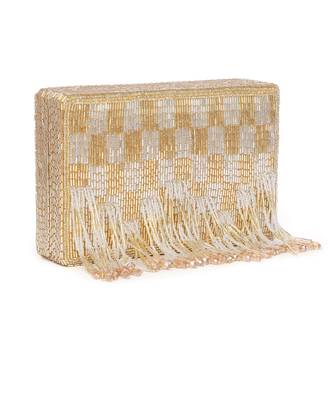 Edie Silver Gold Clutch 4