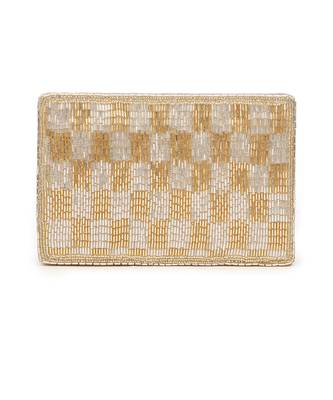 Edie Silver Gold Clutch 5
