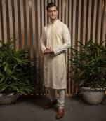 Ivory Embroidered Kurta Set