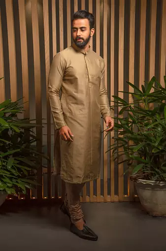 Dull Green Kurta Set