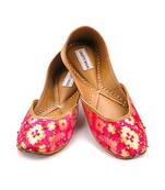 Pink Banarsi Jutti
