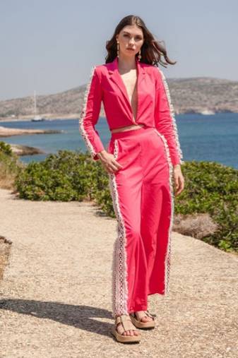 Pink Poplin Co-Rd Set