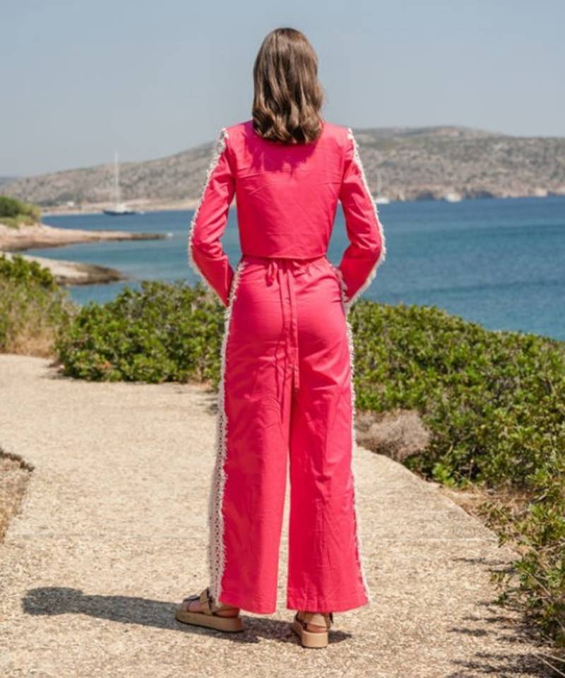 Pink Poplin Co-Rd Set