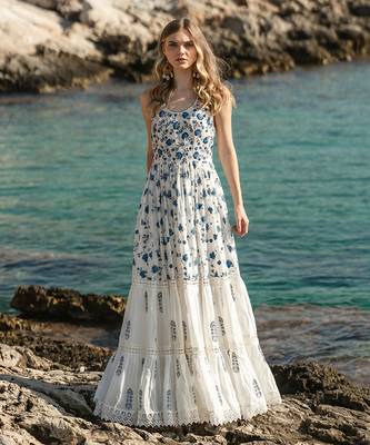 Off White Mulmul Maxi Dress 1