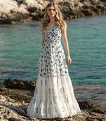 Off White Mulmul Maxi Dress