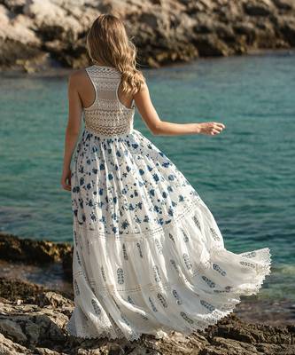 Off White Mulmul Maxi Dress 7