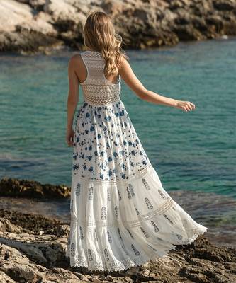 Off White Mulmul Maxi Dress 8