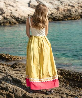 Yellow Poplin Dress 2