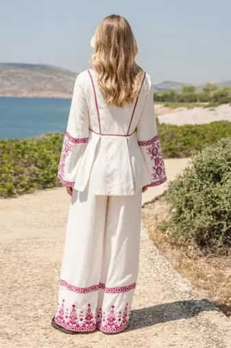 White Poplin Co-Rd Set