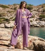 Purple Pant Set