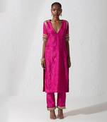Hot Pink Acrine Kurta Set