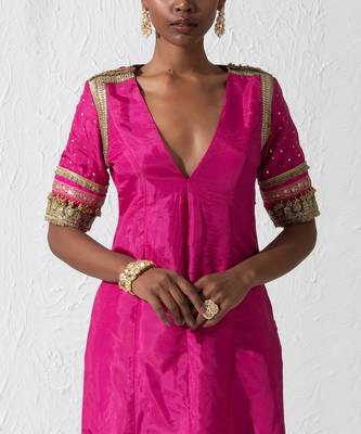 Hot Pink Acrine Kurta Set 2