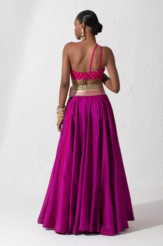 Hot Pink Punch Skirt Set