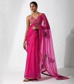 Hot Pink Fuschia Bliss Saree Set
