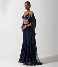 Midnight Blue Kaena Cape Set
