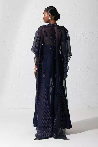 Midnight Blue Kaena Cape Set