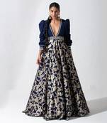 Midnight Blue Modesty Dress