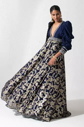 Midnight Blue Modesty Dress