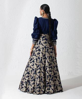 Midnight Blue Modesty Dress 3
