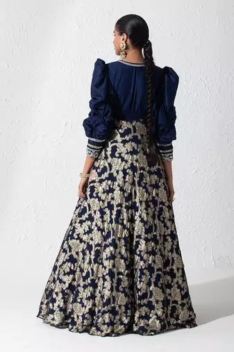 Midnight Blue Modesty Dress