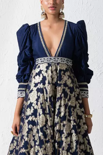 Midnight Blue Modesty Dress