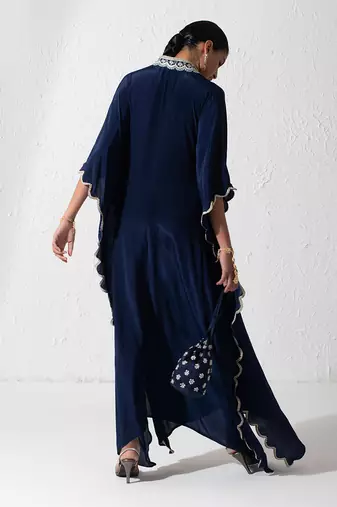 Midnight Blue Haya Kaftan