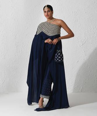 Midnight Blue Alora Cape Set 1