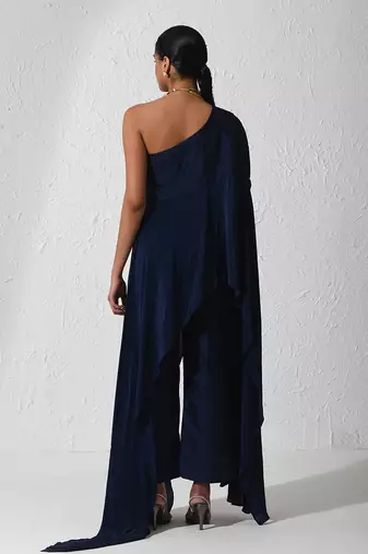 Midnight Blue Alora Cape Set