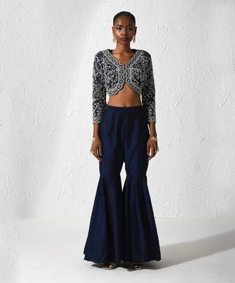 Midnight Blue Magic Drop Co-ord Set 1