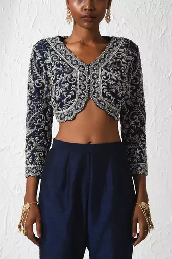 Midnight Blue Magic Drop Co-ord Set