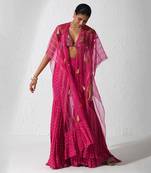 Hot Pink Frosting Cape Set