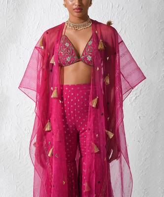 Hot Pink Frosting Cape Set 3