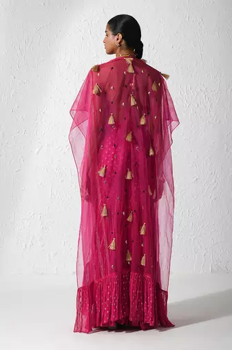 Hot Pink Frosting Cape Set