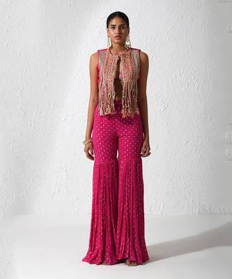 Hot Pink Rosewood Jacket Set 1