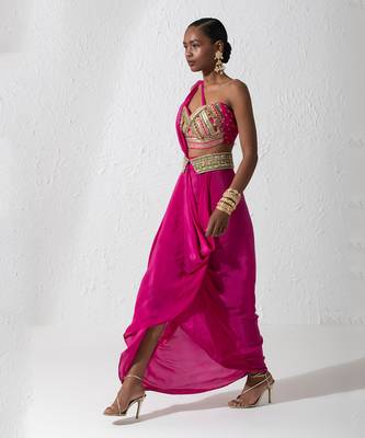 Hot Punk Sea Mist Drape Set 2
