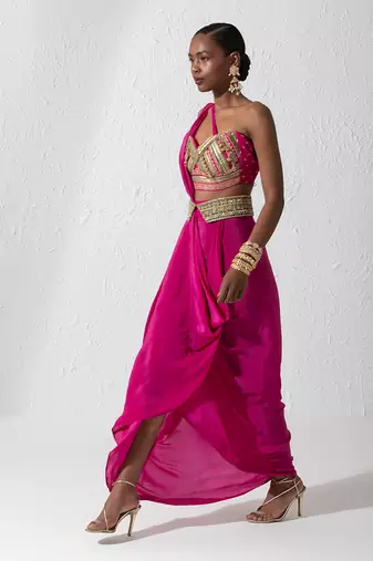 Hot Punk Sea Mist Drape Set