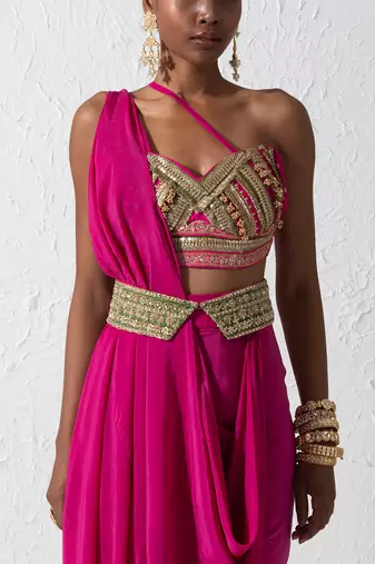 Hot Punk Sea Mist Drape Set