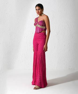 Hot Pink Burnt Pepper Co-ord Set 2