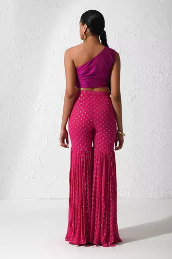 Hot Pink Burnt Pepper Co-ord Set