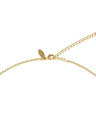 Zariin Gold Dipped Reflection of You Green Onyx Pendant Necklace 7