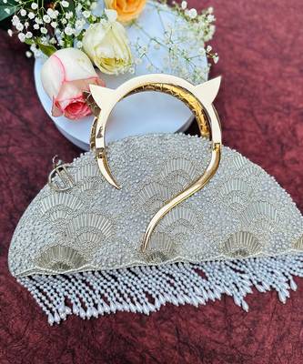 Thea Silver Halfmoon Bag 3