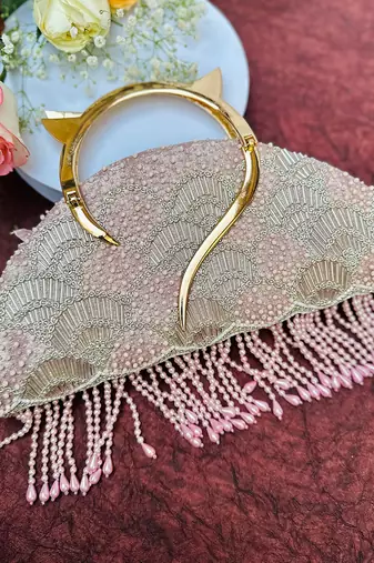 Thea Pink Halfmoon Bag