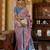 Pink woven pure silk blend saree with blouse