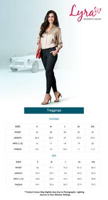 Lyra Navy Treggings For Women 4