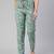 Lyra Green Rayon Printed Pyjamas For Women
