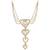 SilverTone Crystal Bun Choti Hair Accessories