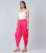 Magenta Dhoti Pants